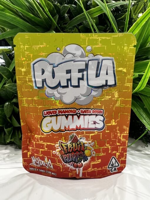 PUFF LA GUMMIES- HASH ROSIN 500mg- FRUIT PUNCH